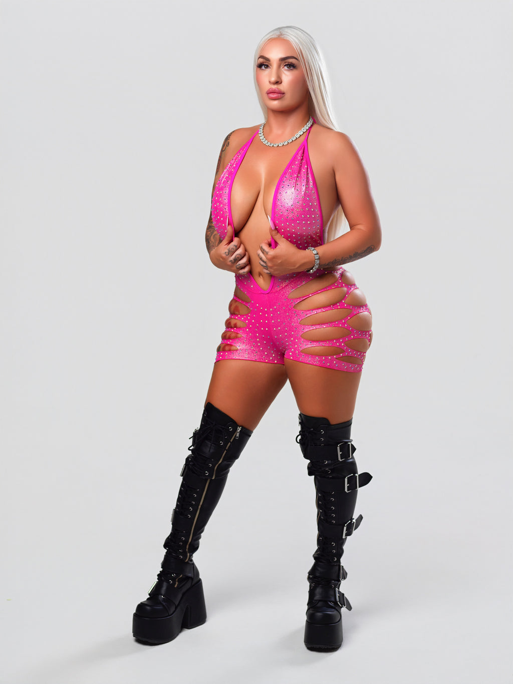 Main Stage 1 Piece Set - Hot Pink Sparkle