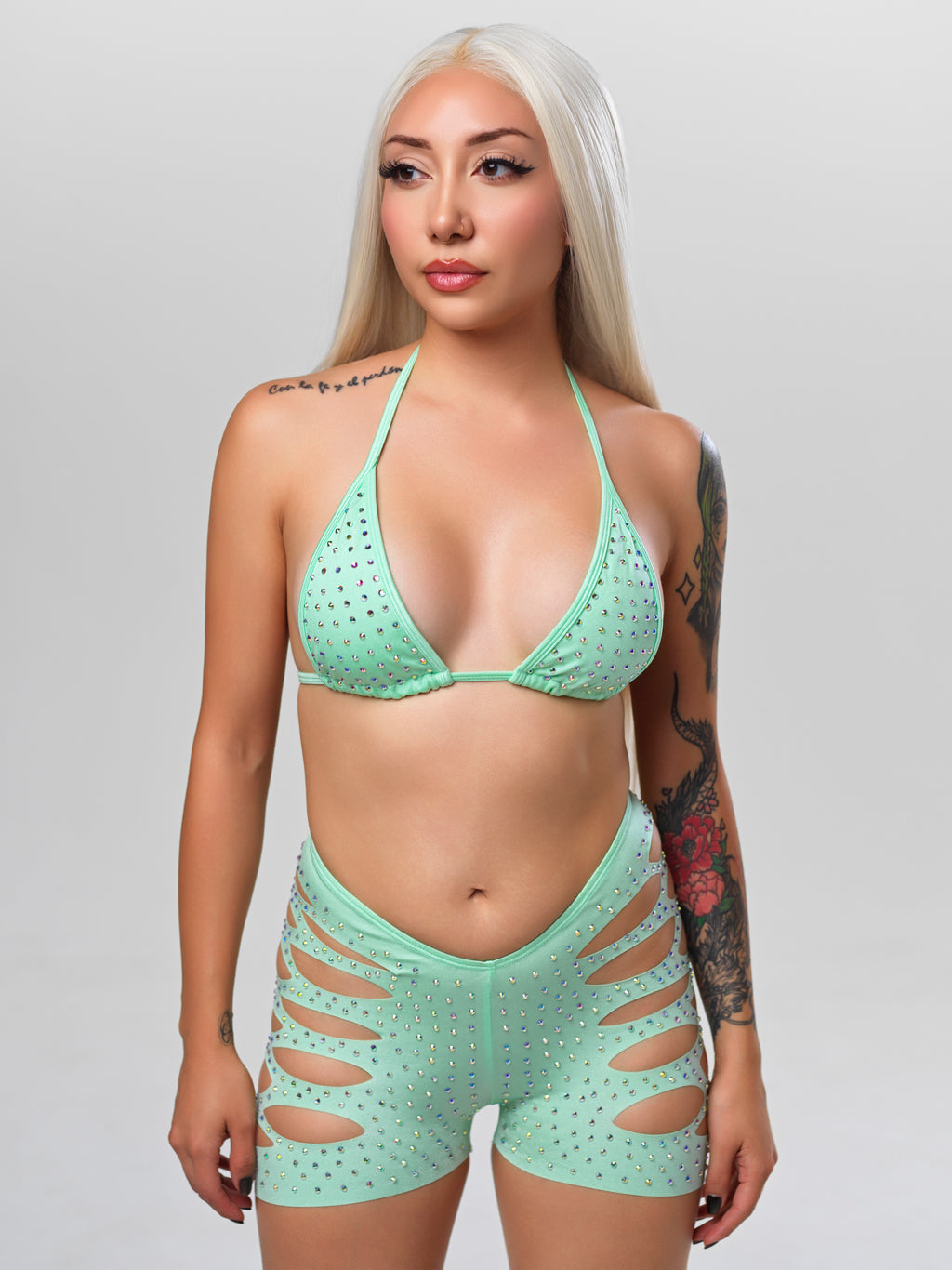 Main Stage 2 Piece Set - Mint Light Green
