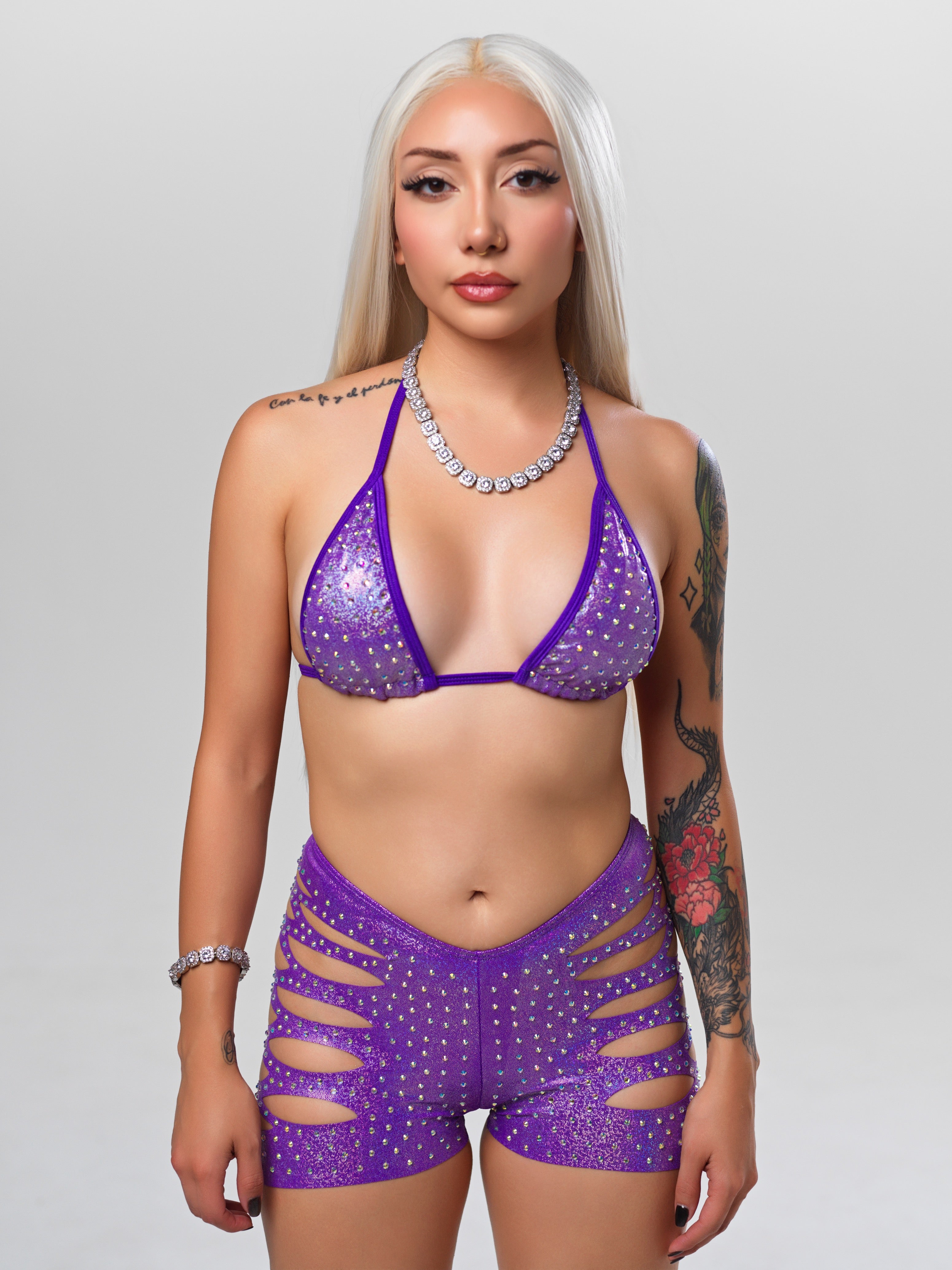 Main Stage 2 Piece Set - Purple Sparkle