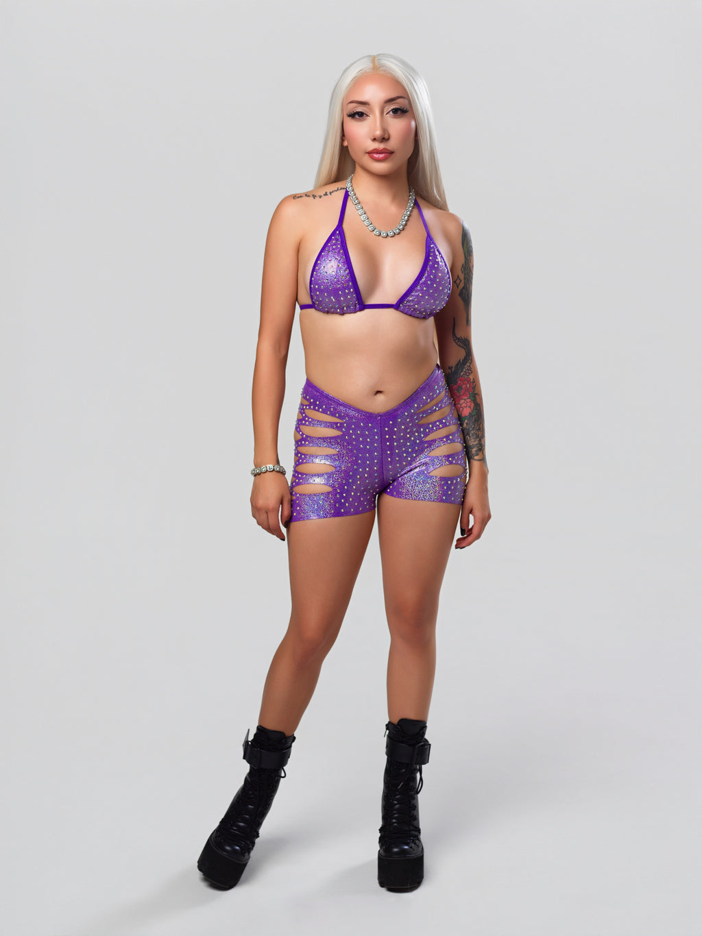 Main Stage 2 Piece Set - Purple Sparkle