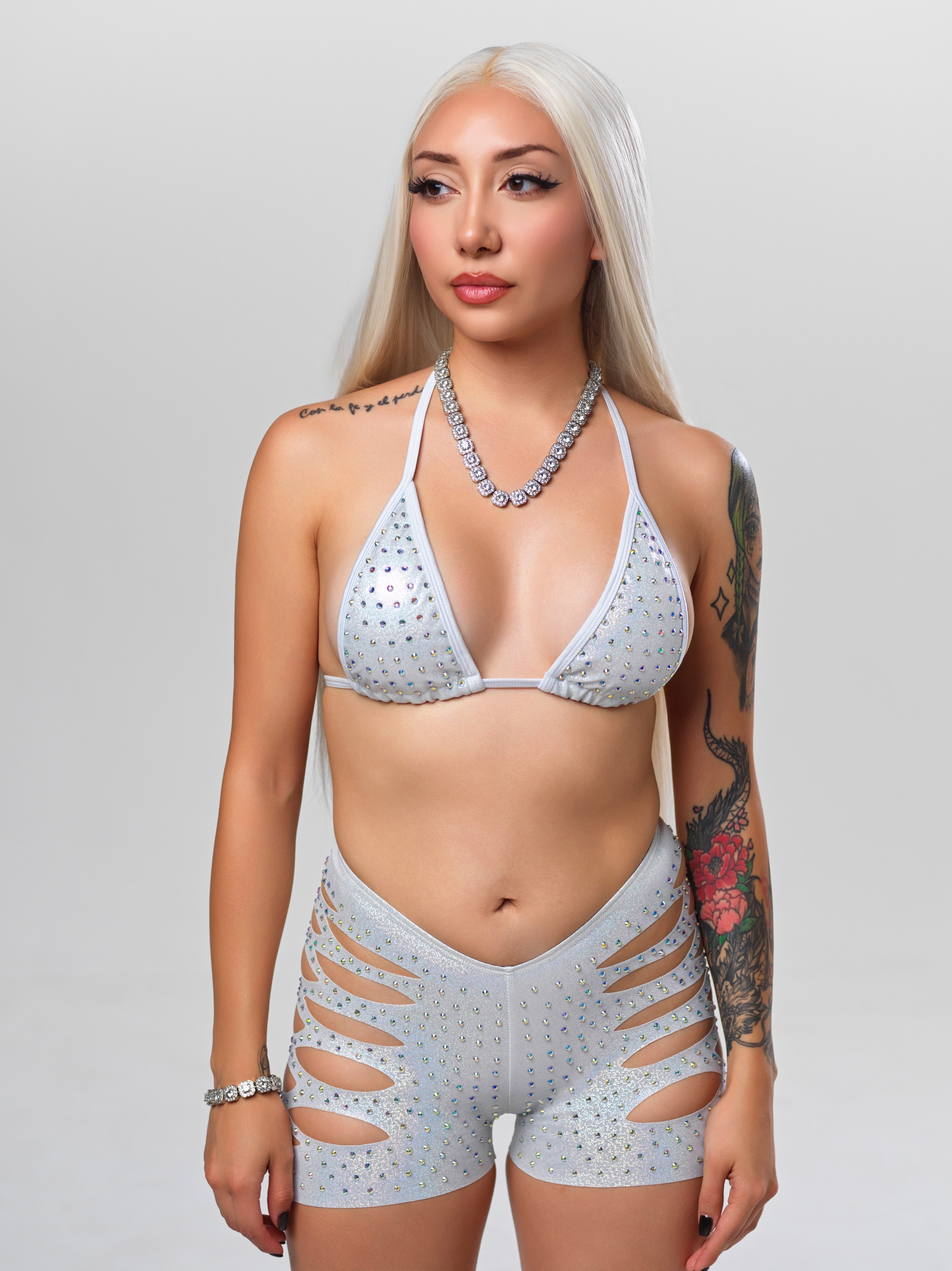 Main Stage 2 Piece Set - White Sparkle